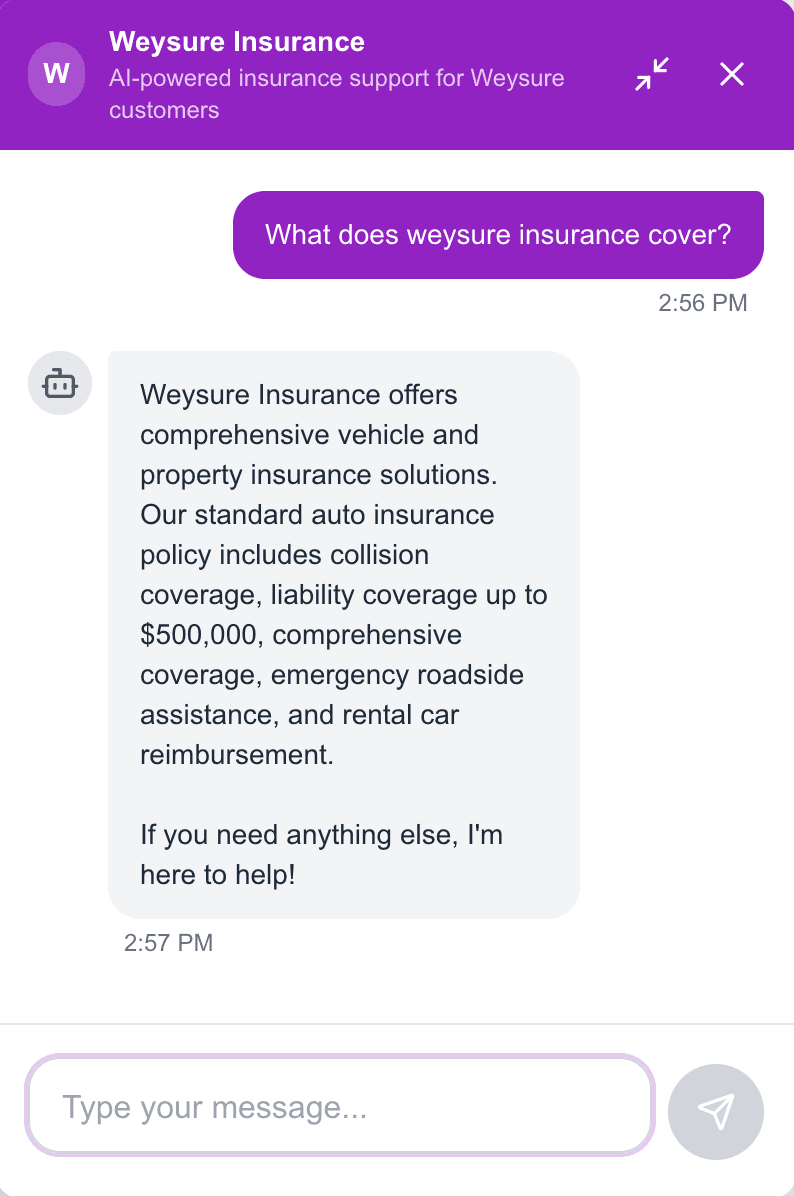 Luran AI Chat Interface